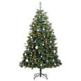 thumbnail image 4 of Árbol de Navidad artificial VidaXL con bisagras, 300 LED, 180 cm, 4 of 8