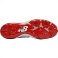 thumbnail image 3 of New Balance Mens Fuel Cell L4040v6 Low Metal Baseball Cleats Red/White 6.5, 3 of 6
