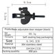 thumbnail image 2 of Cerradura de puerta portátil antirrobo para hotel, cerradura de seguridad para privacidad de apartamentos familiares, tope de puerta antilobo para viviendas unifamiliares, 2 of 6