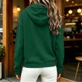 thumbnail image 7 of NominalSnug Women Casual Hoodie Lightfleece Lined Long Sleeves Fashion Pullover Loose Fit Tunic Winter Tops Comfy Shirts, 7 of 7
