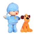 thumbnail image 4 of GDCB 4 piezas / 4 piezas Pocoyo und Freunde Plüschpuppe Pocoyo Pato Loula Elly Schläfriges Vogelmädchen Kuscheltiere Colección de personajes de dibujos animados Juguete Zhivalor LL-0576, 4 of 6