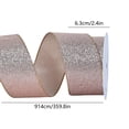 thumbnail image 2 of WWG Cloth Ribbon, Flexible Pliable Holiday Ribbon, Sturdy Long Lasting, Effortless to Cut, Decorative for Gift Boxes, Wreaths, Fences, Christmas, Home, Party, Gift Packaging, Includes 1 Roll, 2 of 6
