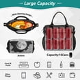 thumbnail image 2 of FORMRS Insulated Lunch Bag Unisex Large Capacity with Shoulder Strap, Black Moon, 2 of 6