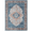 Blue/Brown, variant on CAROMIO Area Rug for Bedroom 5 x 7 Boho Accent Rug Machine Washable Rug Non-Slip Carpet for Living Room Bedroom Dining Room Kitchen, Brown/Black