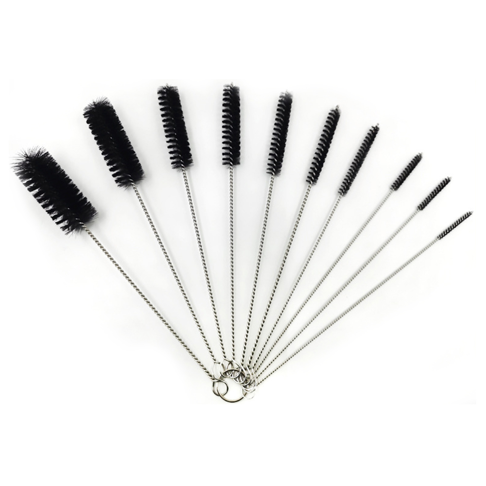 Nylon Tube Brush Set Glass Straw Keyboard Jewelry Cleaning Pipe