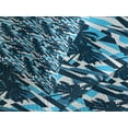 thumbnail image 4 of Ambesonne Palm Tree Quilted Bedspread Set 3 Pcs, Geometric Blue Shades, Queen Size, Blue Dark Blue White, 4 of 5