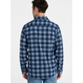 thumbnail image 3 of George Men's & Big Men's Knit Overshirt with Long Sleeves, Sizes S-3XL, 3 of 5