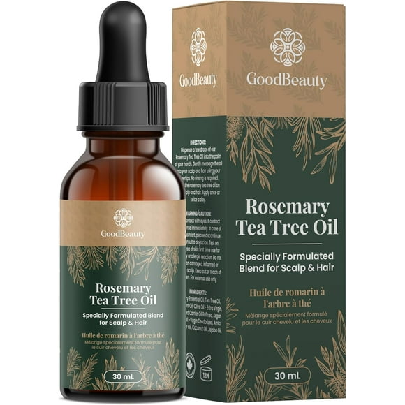 GFDYREE Rosemary Hair Scalp Oil - 30 mL | Volumizing Formula with Tea Tree, Jojoba, Argan, and Amla | Strengthens, Moisturizes, Repairs Split Ends & Dry Scalp | Suitable for All Hair Types |