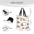 thumbnail image 3 of Fotbe Excavator Bolsa Tote con Estampado para Mujer, Bolsos con Cremallera, Bolsa de Hombro Casual de Gran Capacidad con Bolsillos Internos, 3 of 7