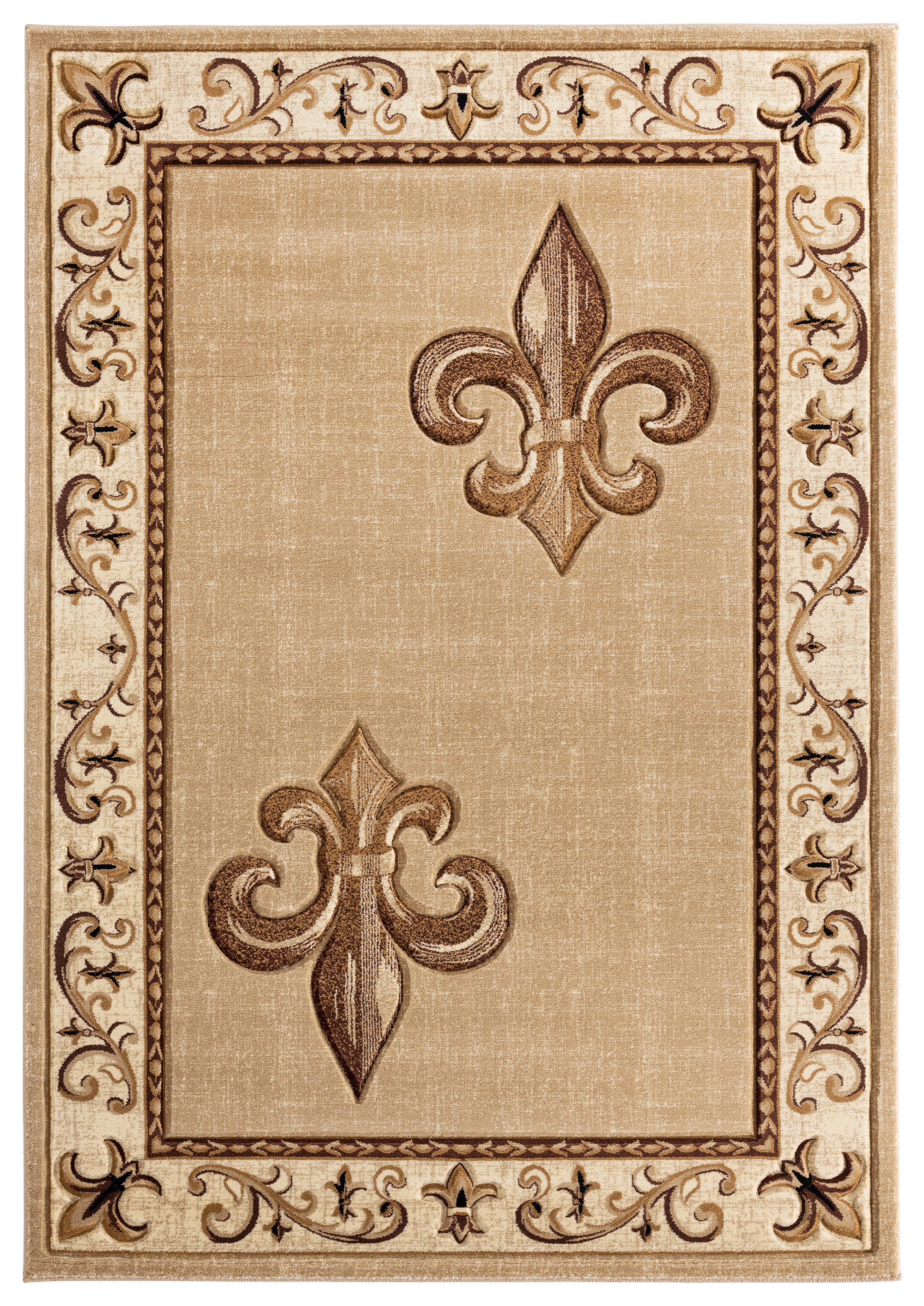 United Weavers Drachma Peleus Transitional Border Area Rug, Beige, 7'10" x 10'6"