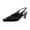 Black, variant on Rene Women's Wide Width Dress Slingback Pumps BLACK 8