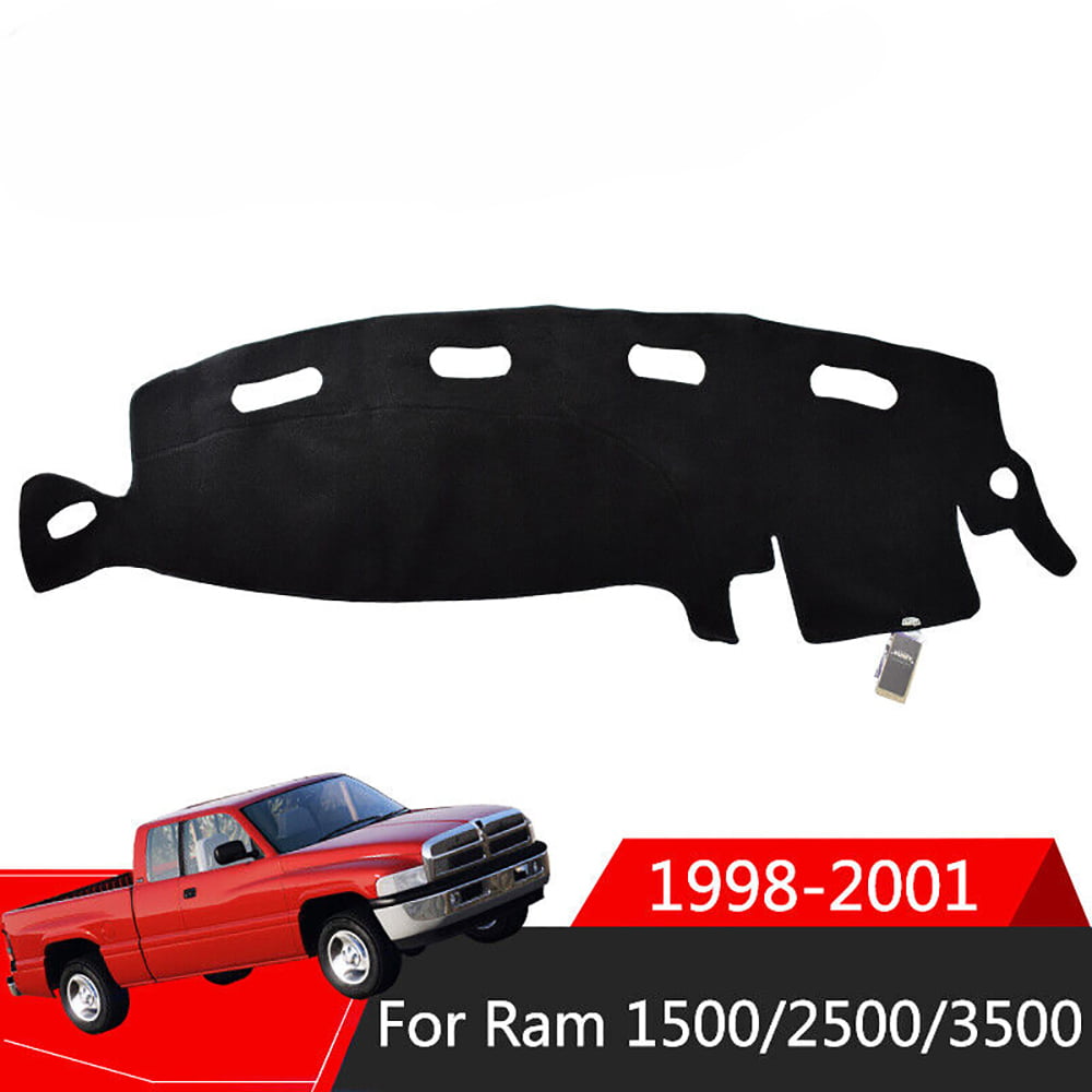 SCITOO Dash Cover Mat Custom Fit for Dodge Ram 1500 2500 3500 1994 1995 1996 1997 Black Polyester 