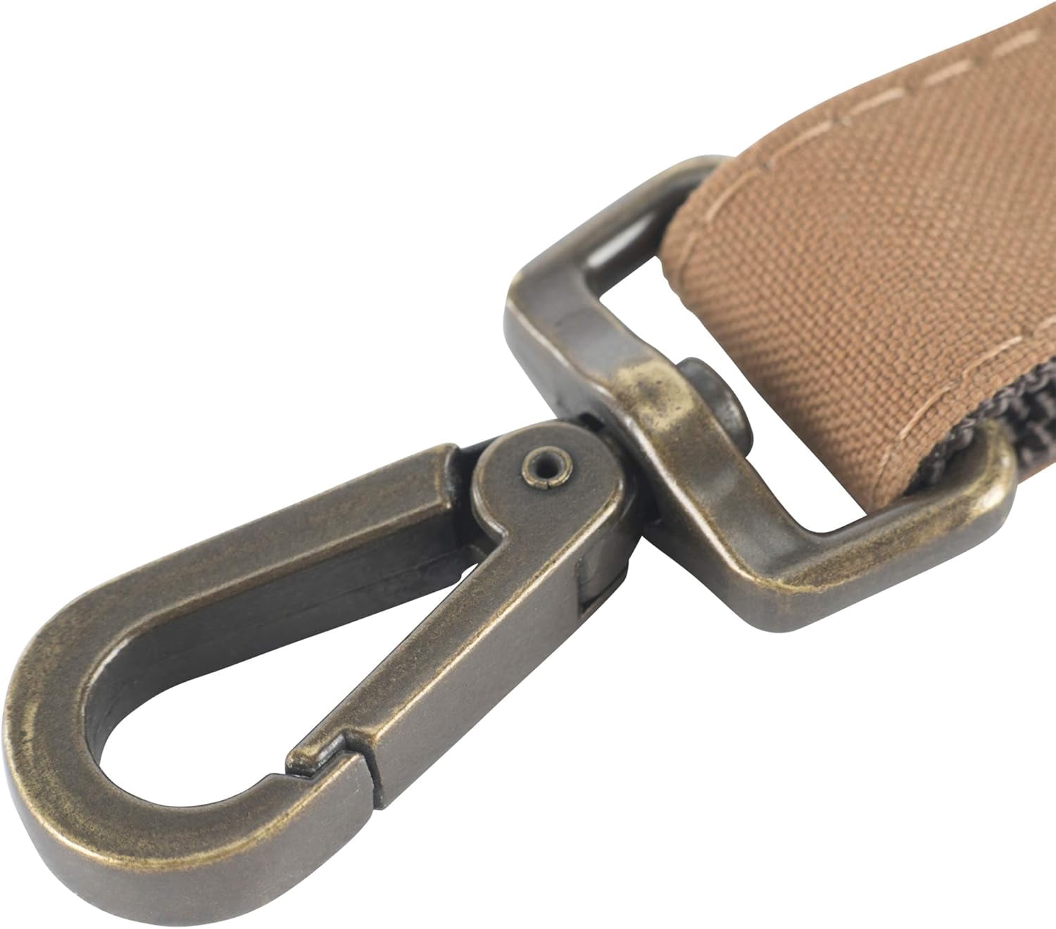Carhartt Pet Durable Nylon Duck Leashes for Dogs, Reflective Stitching for Visibility, Carhartt Brown, Small