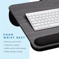 LapGear Home Office Pro Lap Desk with Wrist Rest, Mouse Pad and Phone Holder, 21.1" x 14", Multiple Colors - image 3 of 7