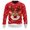 Red, variant on Tiweut Leisure Womens' Christmas Sweaters Santa Reindeer Print Knit Long Sleeve Crewneck Cozy Stylish Holiday Loose Fit Pullover Relaxed Fit Blouses,Black,L