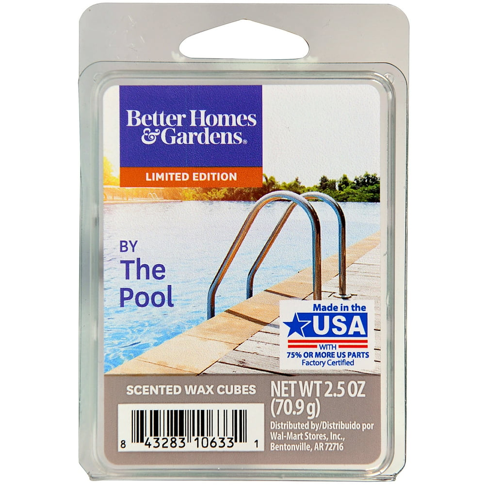 By the Pool Scented Wax Melts, Better Homes & Gardens, 2.5 oz - Walmart