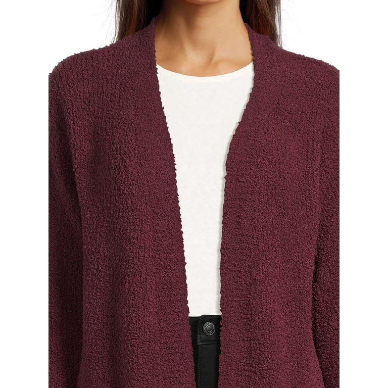 Time and Tru Women's Duster Cardigan Sweater, Midweight Time and Tru Women's Duster Cardigan Sweater, Midweight