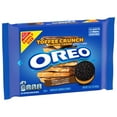 thumbnail image 2 of OREO Toffee Crunch Creme with Sugar Crystals Chocolate Sandwich Cookies, Family Size, 17 oz (Pack of 6), 2 of 3