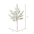 thumbnail image 2 of Vickerman 22" Champagne Glitter BayLeaf Artificial Christmas Spray. Includes 12 sprays per pack., 2 of 3