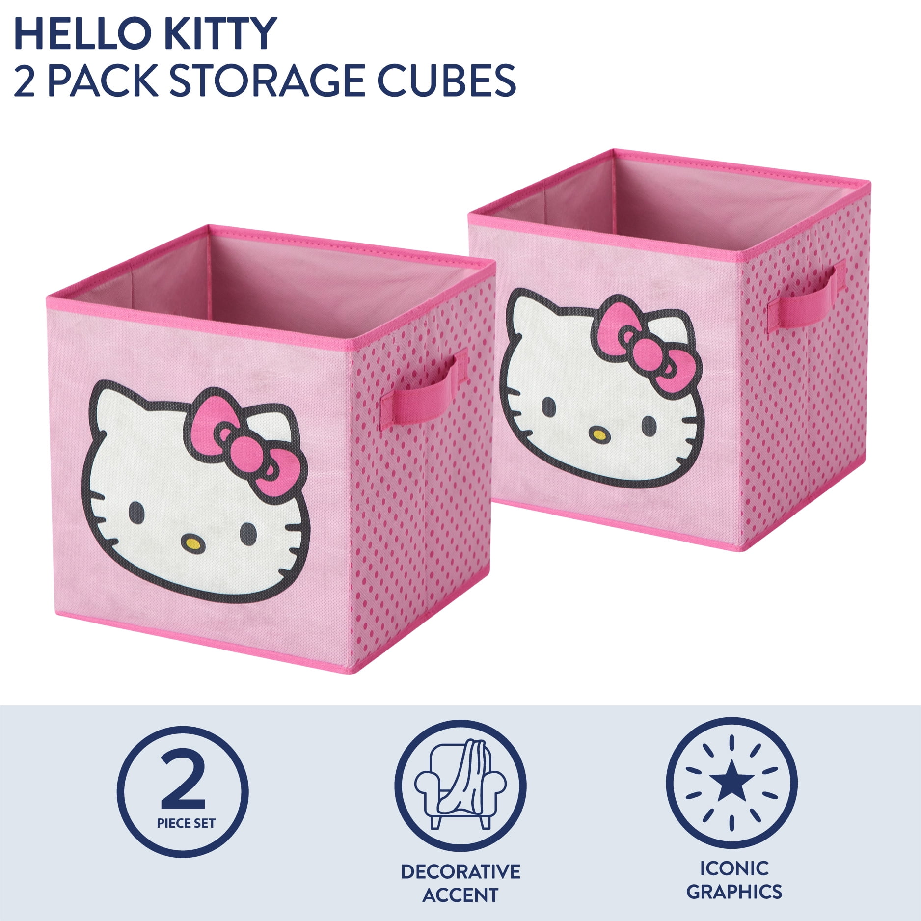 Hello Kitty Storage Cubes | Storage trunks - Walmart Business Supplies