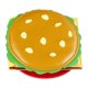 thumbnail image 2 of Billetera de cuero PU conveniente linda caja de crédito hamburguesa de viaje en forma de billetera delgada, 2 of 9