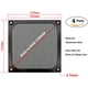 thumbnail image 2 of Pack de filtro de ventilador MFZFUKR con tornillos malla fina de aluminio, 2 of 5