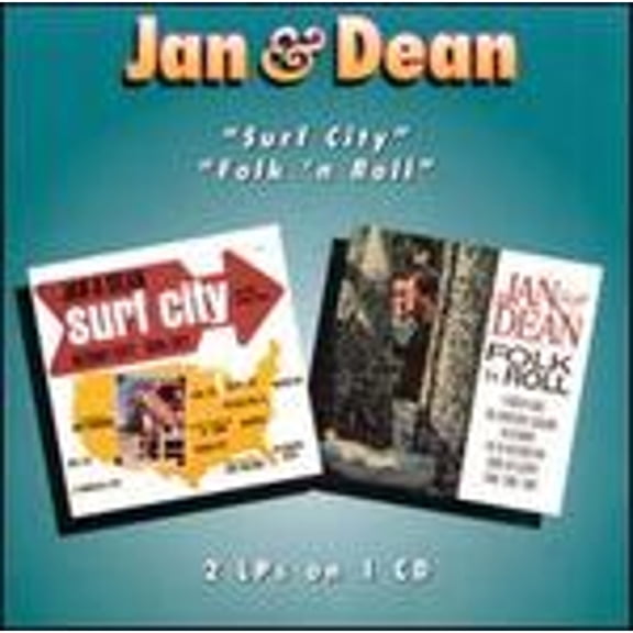 Pre-Owned Surf City/Folk 'n Roll (CD 0724381868522) by Jan & Dean