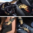 thumbnail image 3 of Uorisanigo American Flag Eagle Car Seat Covers Full Set with Armrest Cover Seatbelt Covers Handbrake Gear Shift Headrest Cushion Steering Cover Coasters Set Keyrings SUV Trucks Sedan,Pack of 18, 3 of 7