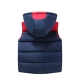 thumbnail image 6 of Qudderr Baby Toddler down Cotton Vest Boys Girls Hooded Warm Sleeveless Jacket 3-12 Years Kids Puffer Waistcoat for Fall Winter, 6 of 6