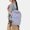 blue, variant on Oxford Fabric Zipper Backpack without Charm