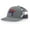 Heather Grey/American Flag, variant on Trump Hat Donald Trump Profile 2024 Dark MAGA Mesh Back Embroidered Trucker Hat, Black/Black