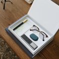 thumbnail image 3 of Aesthetic Decorative Books - Coffee Table Book Decor - Faux Decor Books Storage Box for Decoration - Set of 3 Linen Fake Book for Home Table Decors - Bookshelf Decor Photo Storage Keepsake Box C104, 3 of 3