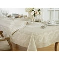 thumbnail image 2 of Saro Lifestyle 2053.N67140B 67 x 120 in. Embroidered Floral Tablecloth, Natural, 2 of 2