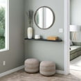 thumbnail image 2 of Ballucci 48" Floating Shelf, Wood Wall Mount Shelf with Invisible Bracket, 8" Deep, Black, 2 of 8