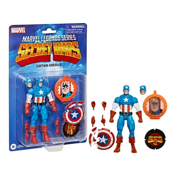 Figura de Acción Hasbro Marvel Marvel Legends Secret Wars Captain America