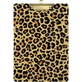thumbnail image 1 of FMSHPON Leopard Clipboard Hardboard Wood Nursing Clip Board and Pull for Standard A4 Letter 13x9 inches, 1 of 7