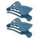 thumbnail image 1 of Pinzas de plástico Unique Bargains para el cabello Azul mate 8.6x4.8x2.3cm, 1 of 7