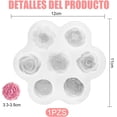 thumbnail image 2 of Moldes para Velas de Flores Peonia y Rosa, Moldes de Silicona para Jabones Artesanales con Forma de Planta 3D, Fácil de Desmoldar, para Bricolaje, Fiestas, Decoración de Pasteles, Chocolate, 2 of 4