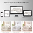 thumbnail image 2 of MAYEERTY 110x57" Modern U-Shaped Modular Sofa - 6-Seat Chenille Sectional with 2 Pillows, Freely Combinable for Living Room/Apartment/Office, 2 Colors, 2 of 24