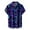 Purple, variant on Mens Printed Hawaiian Shirts Short Sleeve Button Down Beach Shirts Shirt For Man Summer Men Shirts Sky Blue Xxxl