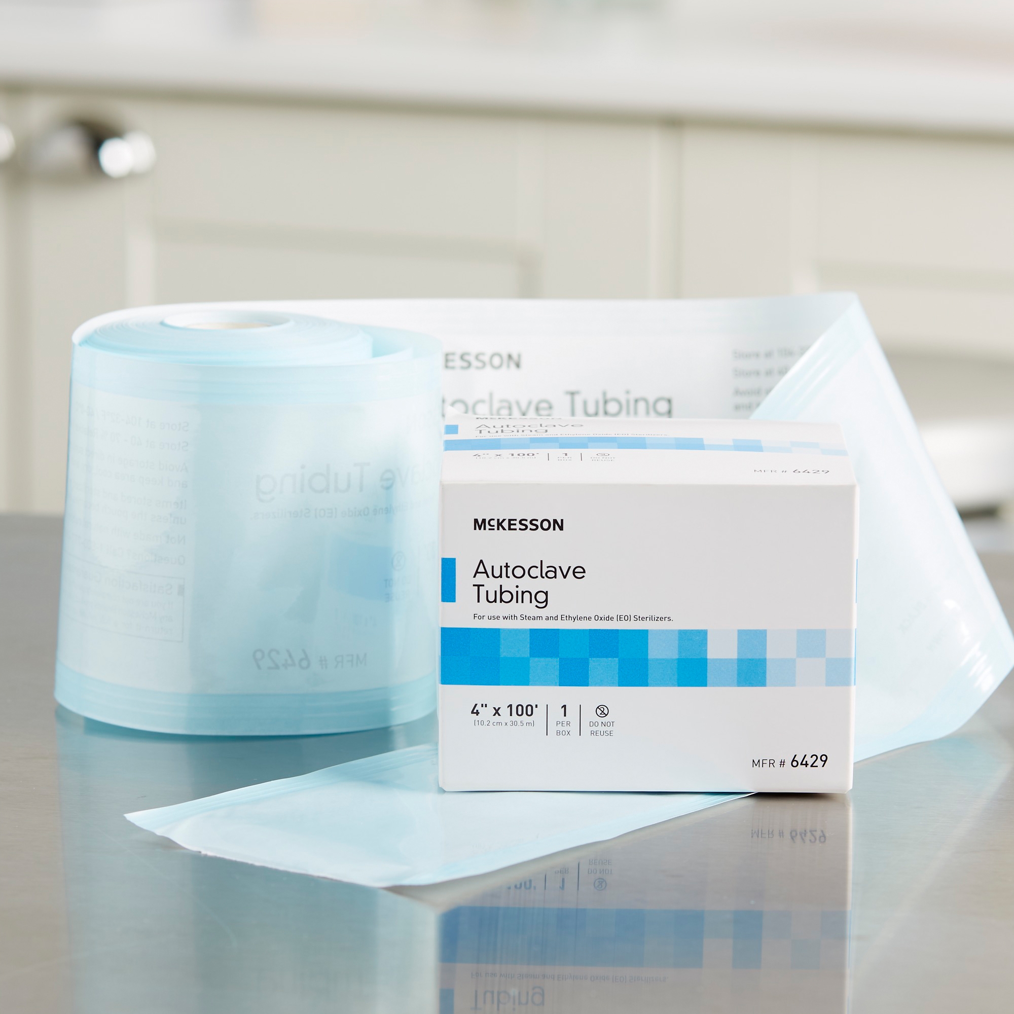 McKesson Sterilization Tubing For Steam and Ethylene Oxide (EO) Sterilizers 6429, 16 Ct