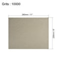 thumbnail image 2 of Uxcell 9" x 11" (230mm x 280mm) 10000 Grits Wet Dry Waterproof Sandpapers 5 Pack, 2 of 6