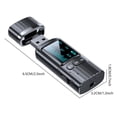 thumbnail image 3 of 5.4 Transmitter Receiver 2 in 1 USB Powered Mini Portable Wireless Audio Adapter with 3.5mm AUX LED Display Audio Adapter for TV/PC/Headphones/Car Home Stereo, 3 of 7