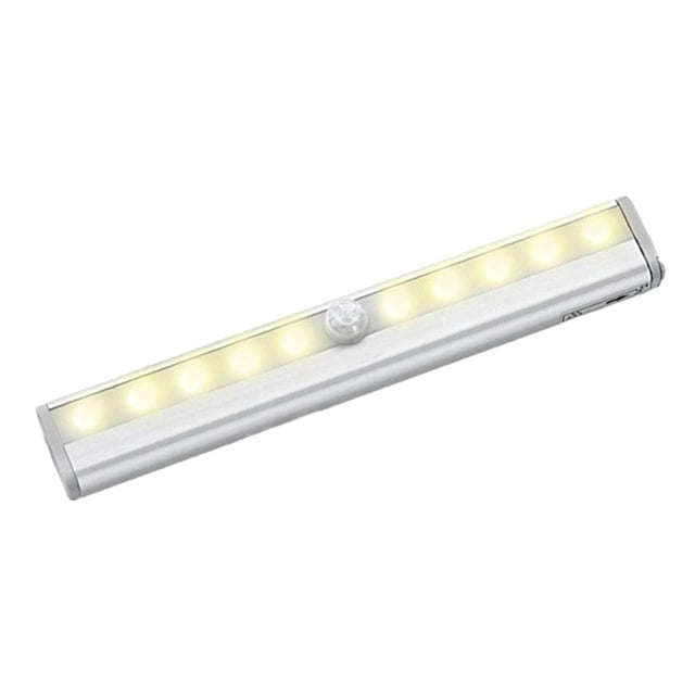 PIR Inalámbrico LED Sensor De Movimiento Luz Armario Armario Lámpara De Cama Blanco Cálido Sunnimix luz del sensor de movimiento interior