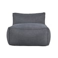 thumbnail image 2 of Sillon Puff con Taburete Ferrara Gris Kessa Muebles, 2 of 5