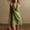 01 Green, variant on Women's Cowl Neck Halterneck Slip On Backless Satin Mini Dress Silky Party Club Bodycon Dresses