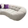 thumbnail image 4 of Sala Curva Modular Azul Diseño Moderno Citrus Gris Reinicia 21 Muebles, 4 of 5
