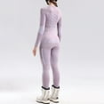 thumbnail image 5 of Perfectbot Womens Thermal Underwear Quick Dry Cozy Long Johns Fitted Winter Base Layer 2 Piece Set, 5 of 7