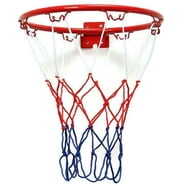 Gymax 15'' Basketball Rim Wall Door Mounted Basketball Hoop w/ All ...