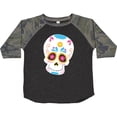 thumbnail image 3 of Inktastic Sugar Skull Blue Boys or Girls Toddler T-Shirt, 3 of 5